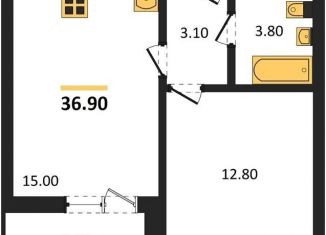 Продаю 1-комнатную квартиру, 36.9 м2, Воронеж, Коминтерновский район