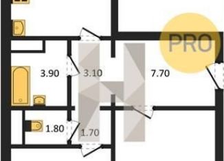 Продажа 2-комнатной квартиры, 68.2 м2, Воронеж, улица Шишкова, 140Б/6