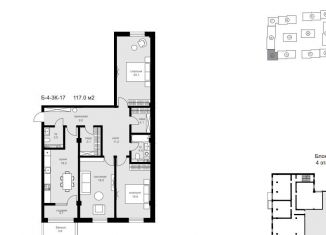 3-ком. квартира на продажу, 117 м2, Дагестан, улица М. Физули, 67