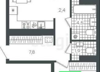 Продаю 2-ком. квартиру, 67.4 м2, Тюмень, Калининский округ