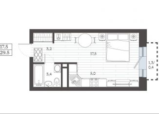 Продается квартира студия, 29.4 м2, Дербент