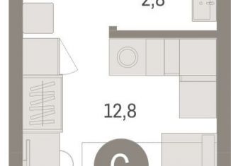 Продаю квартиру студию, 20.7 м2, Екатеринбург, метро Чкаловская