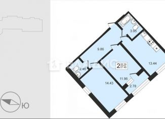 2-ком. квартира на продажу, 57.5 м2, Владимирская область