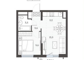 Продается 2-ком. квартира, 36.2 м2, Дербент