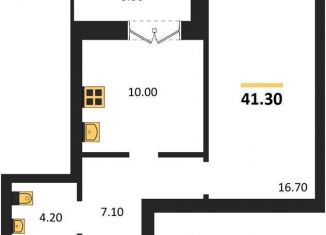 Продажа 1-ком. квартиры, 41.3 м2, Новосибирск, метро Маршала Покрышкина, улица Брестская Горка, 8