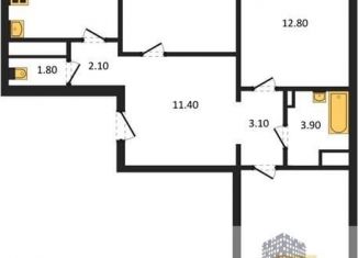 Продаю 3-ком. квартиру, 83 м2, Воронеж, улица Полковника Богомолова, 5