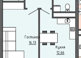 Продаю однокомнатную квартиру, 46.2 м2, Грозный, проспект В.В. Путина, 2