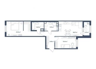 Продается двухкомнатная квартира, 74.1 м2, Санкт-Петербург, метро Фрунзенская