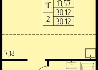 Продается квартира студия, 30.1 м2, Ивантеевка