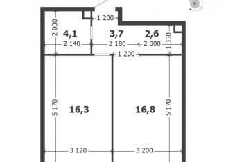 Продается 1-ком. квартира, 43.5 м2, Москва, Даниловский район, 3-я очередь, к9