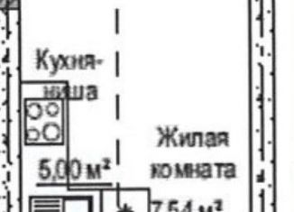 Продам квартиру студию, 20.2 м2, Екатеринбург, метро Уральская, улица Учителей, 33