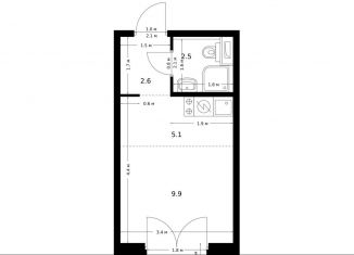 Продам квартиру студию, 20.3 м2, посёлок Ильинское-Усово, Заповедная улица, 9, ЖК Ильинские Луга