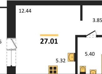 Продажа квартиры студии, 27 м2, Новосибирская область, Игарская улица, 40/2