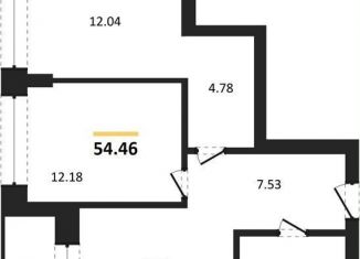 Продаю 2-ком. квартиру, 54.5 м2, Новосибирск, Калининский район, Игарская улица, 40/2