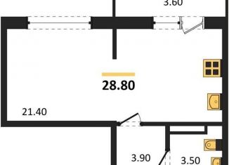 Продается квартира студия, 28.8 м2, Новосибирск, метро Площадь Маркса