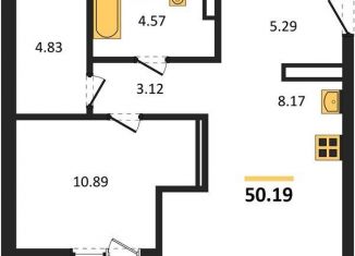 Продам однокомнатную квартиру, 50.2 м2, Новосибирск, метро Заельцовская, Кедровая улица, с45к1