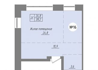 Продается 1-комнатная квартира, 39.2 м2, Кемеровская область