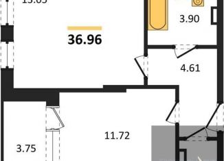 Продается 1-ком. квартира, 37 м2, Воронеж, Центральный район