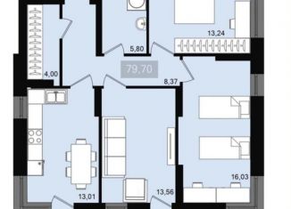 Продается 5-комнатная квартира, 74 м2, Красноярск