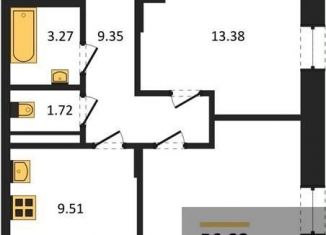 Продается двухкомнатная квартира, 56.8 м2, Воронеж, Коминтерновский район, Электросигнальная улица, 9Ак2