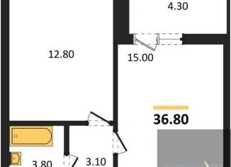 Продается 1-ком. квартира, 36.8 м2, Воронеж, Коминтерновский район