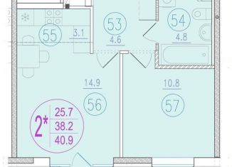 Продаю 1-ком. квартиру, 55 м2, Ростовская область, улица Максима Горького, 120