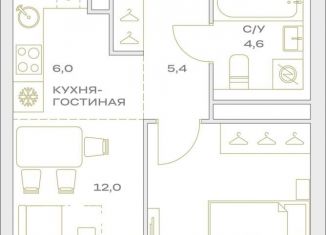 Продажа 1-ком. квартиры, 42.7 м2, Москва, улица Харлампиева, 32