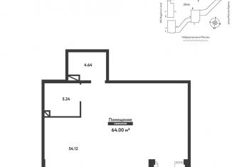 Помещение свободного назначения на продажу, 64 м2, Москва, Автозаводская улица, 23с16