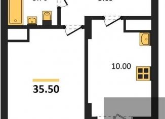 Продам 1-комнатную квартиру, 35.5 м2, Воронеж, Железнодорожный район, улица Рокоссовского, 47