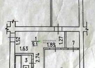 2-ком. квартира на продажу, 52.7 м2, Ижевск, Нагорная улица, 46