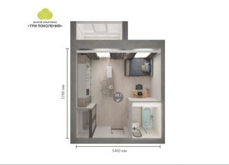 Продаю квартиру студию, 34.1 м2, Кемеровская область