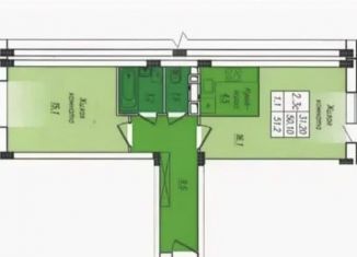 Продам 2-комнатную квартиру, 51.2 м2, Курск, улица Энгельса, 158