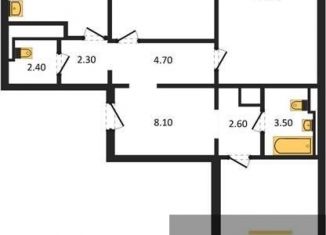 Продается 3-ком. квартира, 91.4 м2, Воронеж, улица Загоровского, 13к2