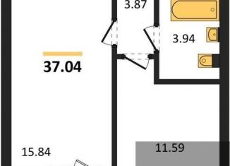 Продаю 1-комнатную квартиру, 37 м2, село Новая Усмань