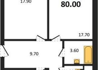 Продаю трехкомнатную квартиру, 80 м2, Новосибирск, Спортивная улица, 37, Ленинский район