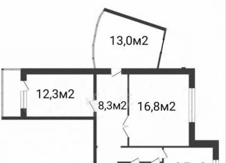 Продаю 2-ком. квартиру, 54.6 м2, Красноярск, Норильская улица, 4, Октябрьский район