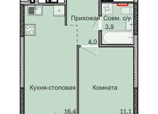 Продается 1-комнатная квартира, 35.4 м2, Удмуртия