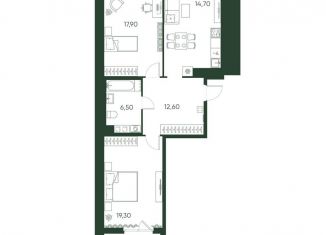 Продам 2-ком. квартиру, 73.7 м2, Санкт-Петербург, Центральный район, улица Моисеенко, 10Ж