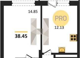 Продам 1-комнатную квартиру, 38.4 м2, Воронеж, Коминтерновский район, Московский проспект, 66