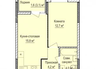 Продается однокомнатная квартира, 36.7 м2, Ижевск, жилой комплекс Норвежский Лес, 20, Устиновский район