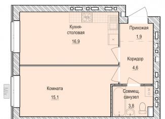 Продается 1-ком. квартира, 42.3 м2, село Первомайский, жилой комплекс Санвилл, 5