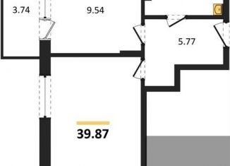 Продается однокомнатная квартира, 39.9 м2, Воронеж, Покровская улица, 19