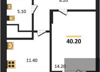 Продажа 1-комнатной квартиры, 40.2 м2, Воронеж, улица Шишкова, 140Б/17