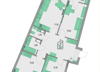 3-ком. квартира на продажу, 91.4 м2, Нижний Новгород, метро Двигатель Революции, проспект Гагарина, 144