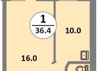 Продается 1-комнатная квартира, 36.4 м2, Красноярский край, проспект 60 лет Образования СССР, 48