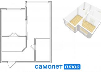 Продам 2-ком. квартиру, 40.7 м2, Кемерово, Притомский проспект, 25к2