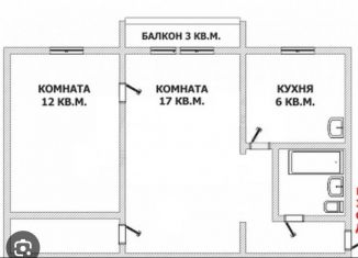 Сдам 2-комнатную квартиру, 52 м2, Забайкальский край, улица Гагарина, 16