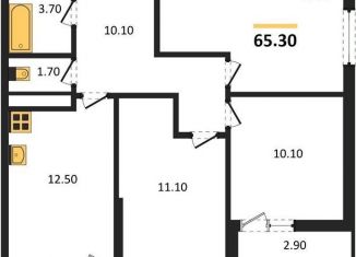 Продам трехкомнатную квартиру, 65.3 м2, Ростовская область, проспект Маршала Жукова, 26к4