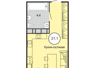 Продаю квартиру студию, 21 м2, Михайловск, переулок Ландышей, 4