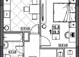 Продаю 1-ком. квартиру, 39.5 м2, Нижний Новгород